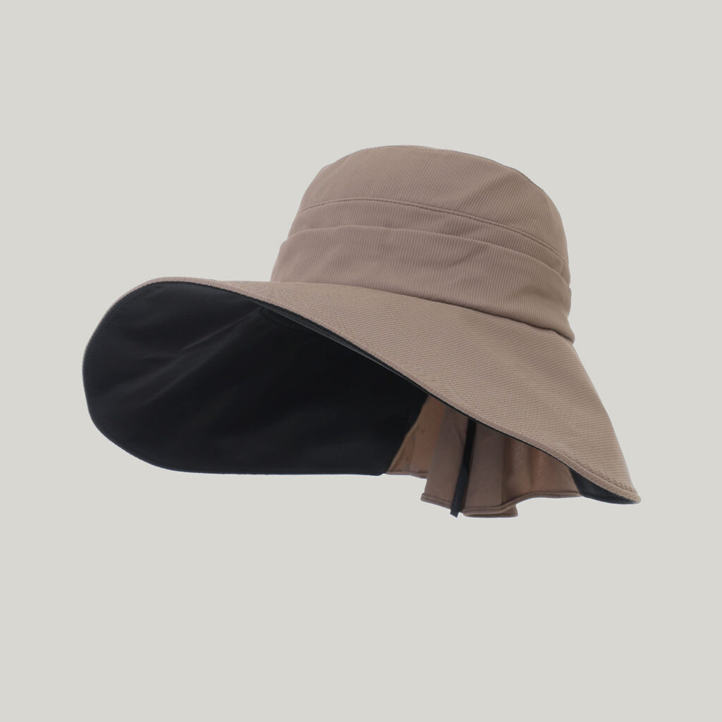 Cross-border Minimalist Light Board Vertical Stripe Wide-brimmed Sun Hat For Daily Outdoor Hiking And Climbing, Sun Protection Hat