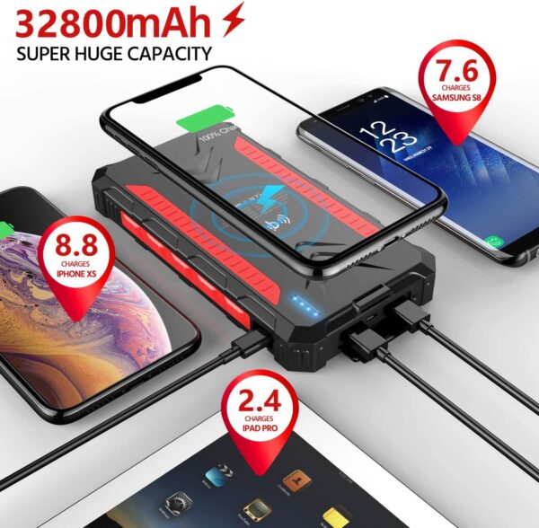 Waterproof Solar-Powered Wireless Power Bank - Image 15