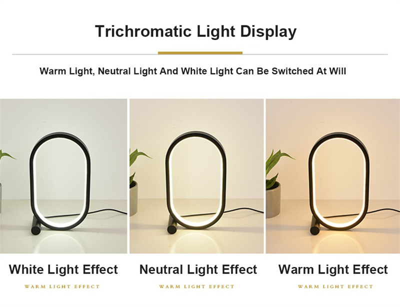 Usb Plug-In Lamp Oval Acrylic Lamp Touch Control Dimmable Modern Simple Creative Night Lamp Bedside Reading Lamp Desk Table Led - Image 24