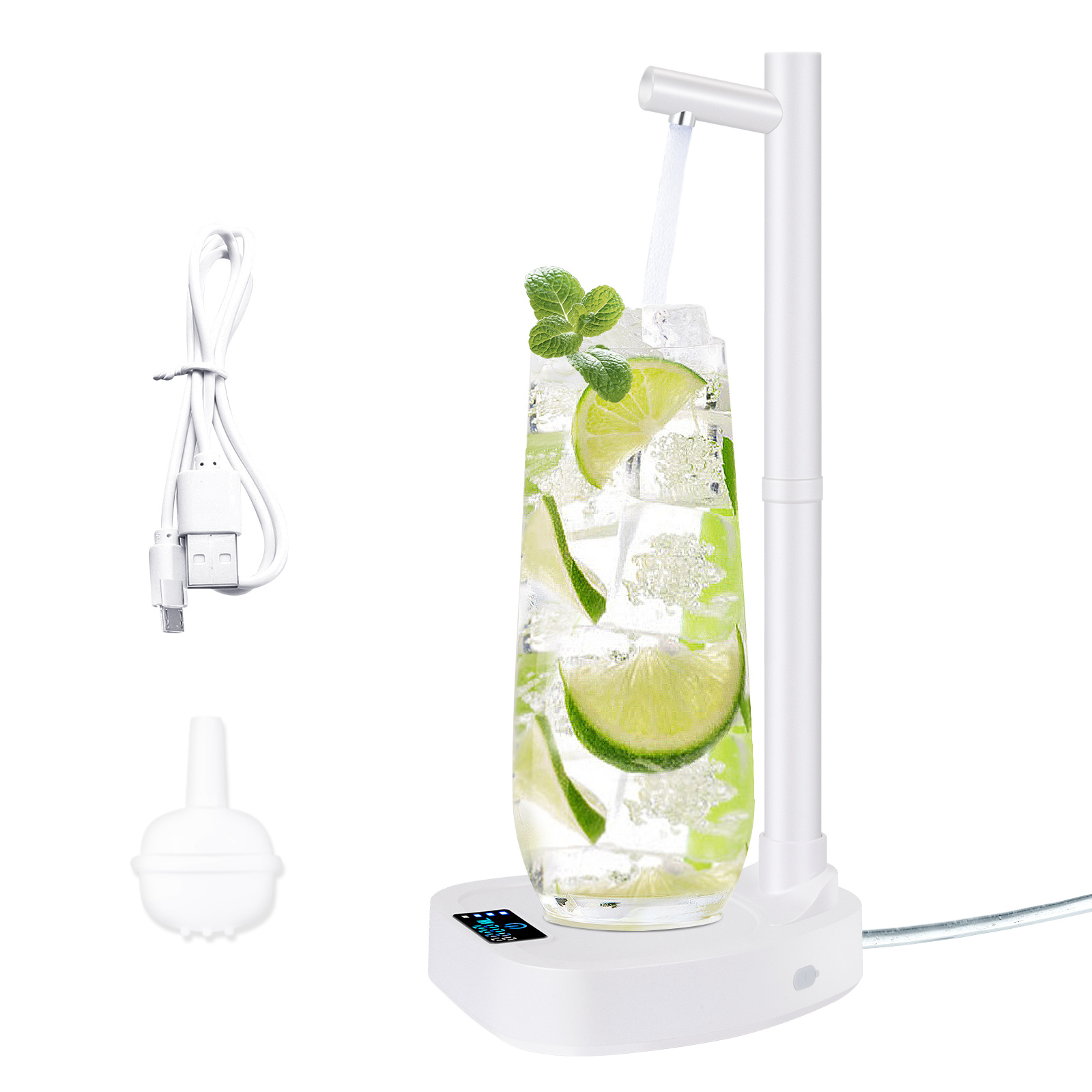 Added Extension Tupe Water Dispenser Automatic Water Bottle Desktop Rechargeable Water Dispenser With Stand - Image 15