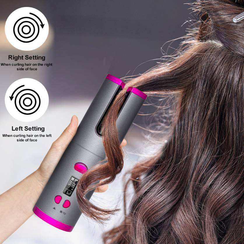Curling Iron USB Wireless Multifunctional Charging Curler - Image 1