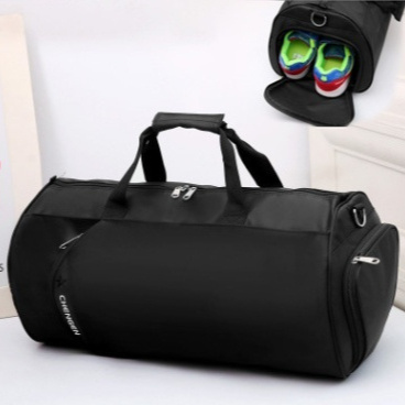 Fitness bag men's sports bag basketball training bag football bag portable travel bag cylinder bag shoulder bag waterproof - Image 7