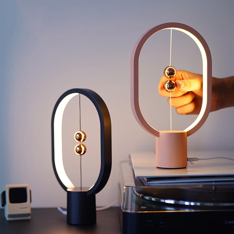 Mini Smart Magnetic Switch USB Suspended LED Bedroom Bedside Atmosphere Table Lamp - Image 1