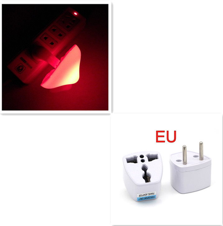 LED Night Light Mushroom Wall Socket Lamp EU US Plug Warm White Light-control Sensor Bedroom Light Home Decoration - Image 18