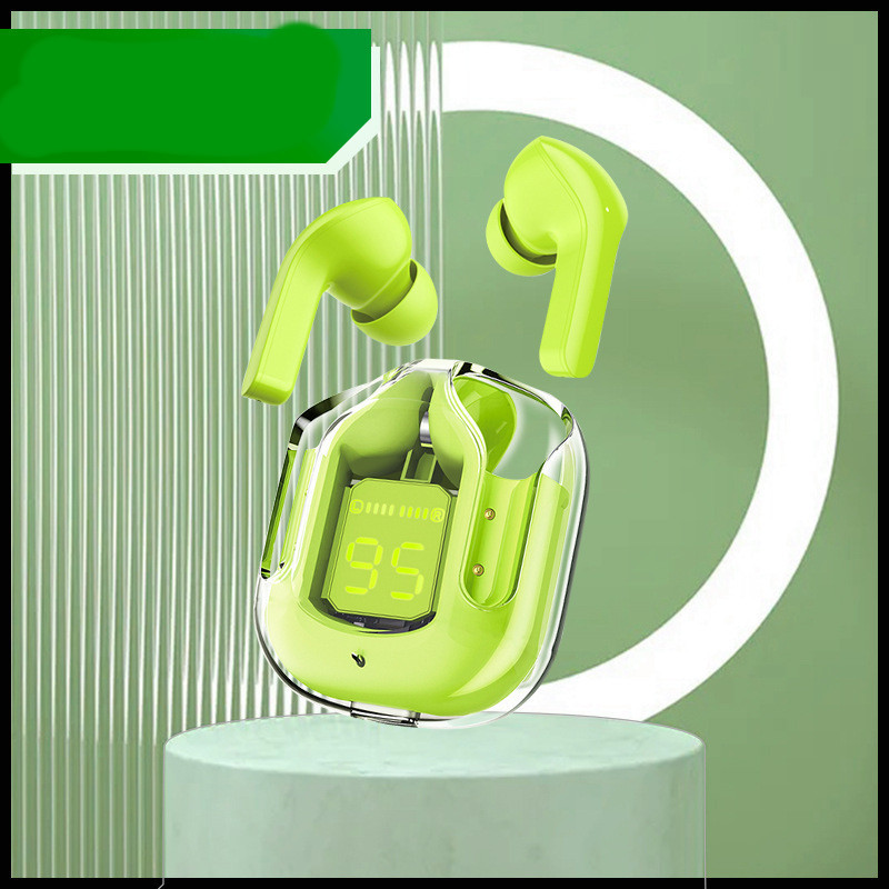 New Mini Transparent Wireless Bluetooth Headset Digital Display ENC Noise Reduction True Wireless Sports Music - Image 25