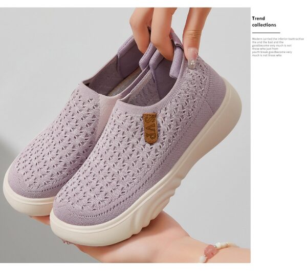 Versatile Spring Flyknit Breathable No-odor Casual Shoes - Image 26