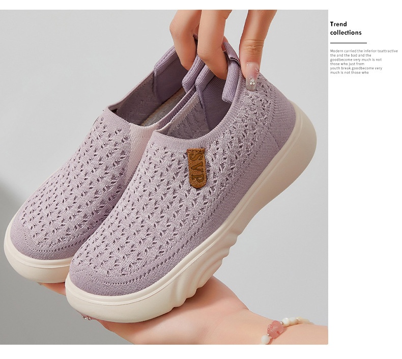 Versatile Spring Flyknit Breathable No-odor Casual Shoes - Image 26