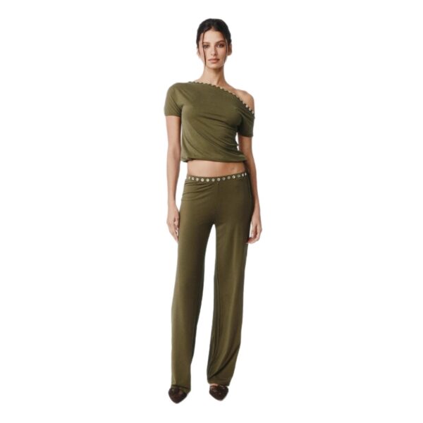 Women's Fashionable Winter Solid-Colored Casual Set - Image 3