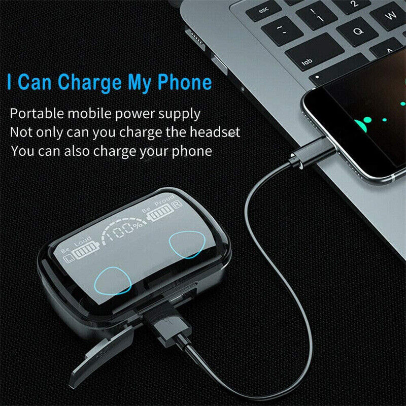 TWS Wireless 5.1 Waterproof Bluetooth Sports Waterproof Earphones - Image 4