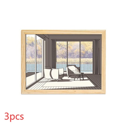 Illuminated Picture LED Decorative Light Painting Bedside Picture Style Creative Modern Simulate Sunshine Drawing Night Light Gift - Image 21