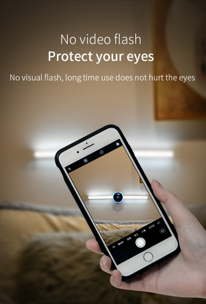 Smart Cabinet Light Clock Timing Sensor Light Removable LED Wardrobe Light Human Body Sensor Light