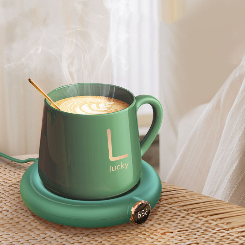 Coffee Mug Warmer Warm Coaster Smart Heating Cup Thermal Insulation Constant Temperature Coaster Heating Pad Desktop - Image 15