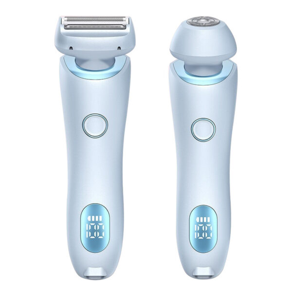 2 In 1 Hair Removal Epilator USB Rechargeable Trimmer Women Body Razor Face Leg Armpit Bikini Hand Pubic Shaver Hair Remover - Image 20