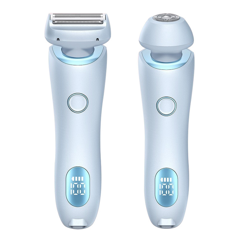 2 In 1 Hair Removal Epilator USB Rechargeable Trimmer Women Body Razor Face Leg Armpit Bikini Hand Pubic Shaver Hair Remover - Image 20