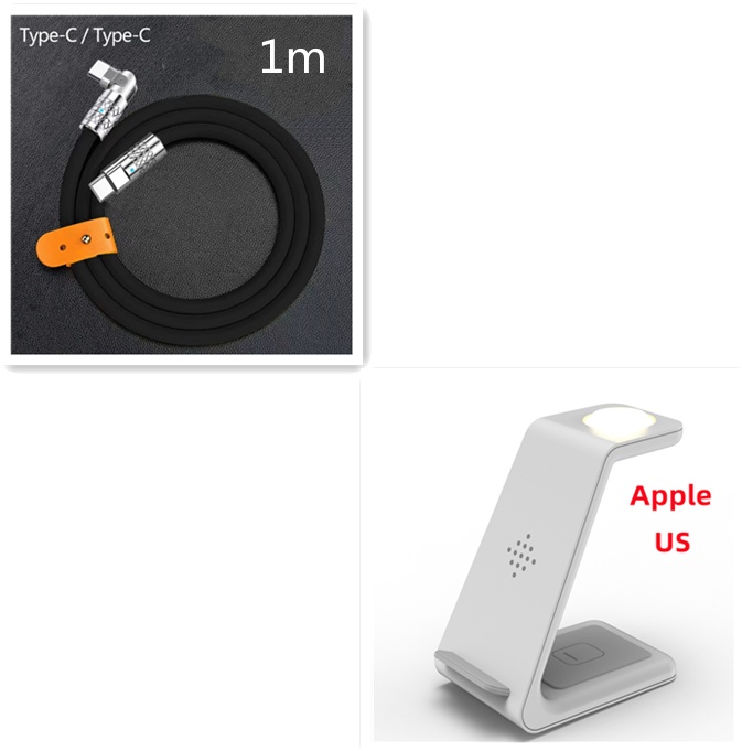 3 In 1 Fast Charging Station Wireless Charger Stand Wireless Quick Charge Dock For Phone Holder - Image 73