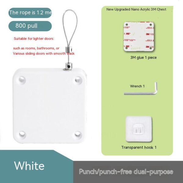 Automatic Door Closer Punch-Free Soft Close Door Closers For Sliding Door Glass Door 500g-1000g Tension Closing Device - Image 29