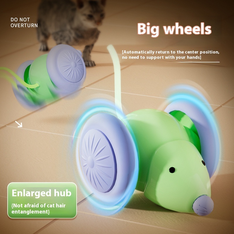 Pet Toys Interactive Cat Toy Electric Mouse Car - Automatic Teaser With Intelligent Obstacle Avoidance Pet Products - Image 7
