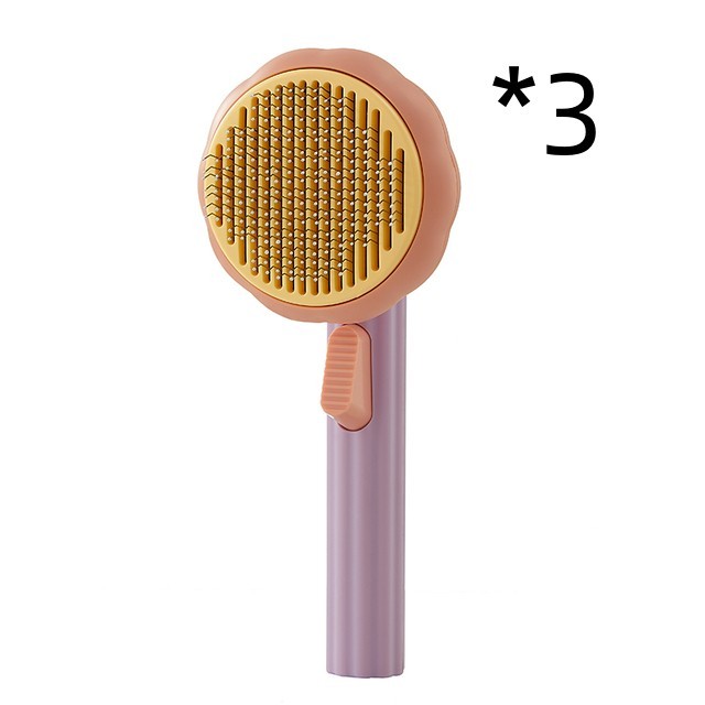 New Pet Cat Brush Hot Selling Hand-held Steel Wire Self-cleaning Comb Looper For Hair Removal - Image 18