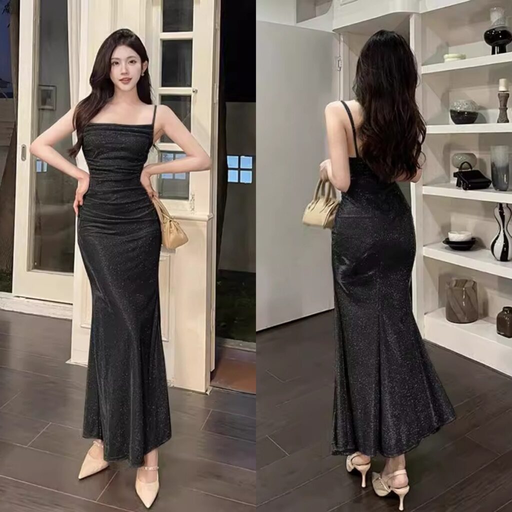 Spring New Arrival Intellectual Chic Low-Neckline Dress