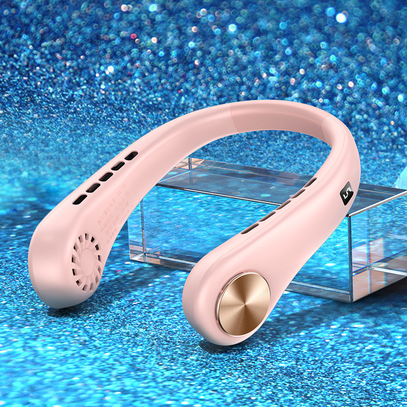 New Mini Neck Fan Portable Bladeless Hanging Neck Rechargeable Air Cooler Mini Summer Sports Fans - Image 23
