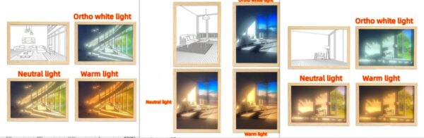Illuminated Picture LED Decorative Light Painting Bedside Picture Style Creative Modern Simulate Sunshine Drawing Night Light Gift - Image 83