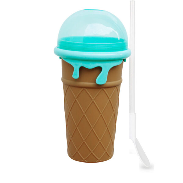500ml Large Capacity Slushy Cup Summer Squeeze Homemade Juice Water Bottle Quick-Frozen Smoothie Sand Cup Pinch Fast Cooling Magic Ice Cream Slushy Maker Beker Kitchen Gadgets - Image 16