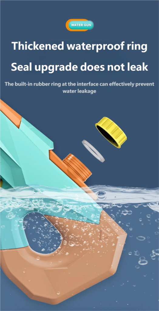 Children's Water Gun - High-Pressure Pull-Back Water Pistol