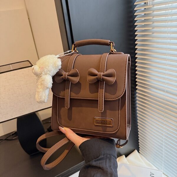 British-style Retro Chic Womens Backpack - Image 3
