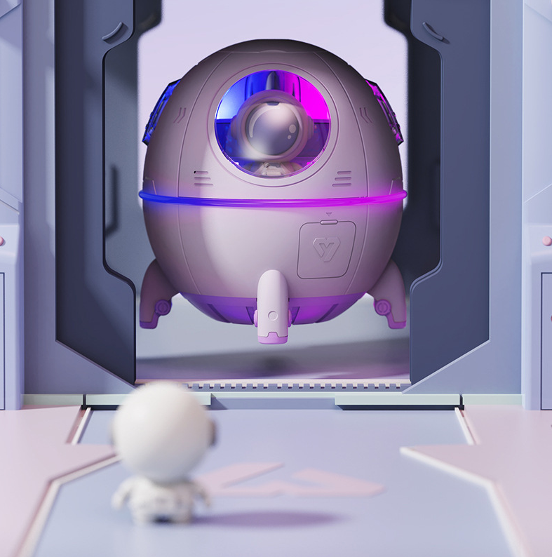 USB Astronaut Humidifier Ornaments Moisturizing Household Home Decor - Image 15