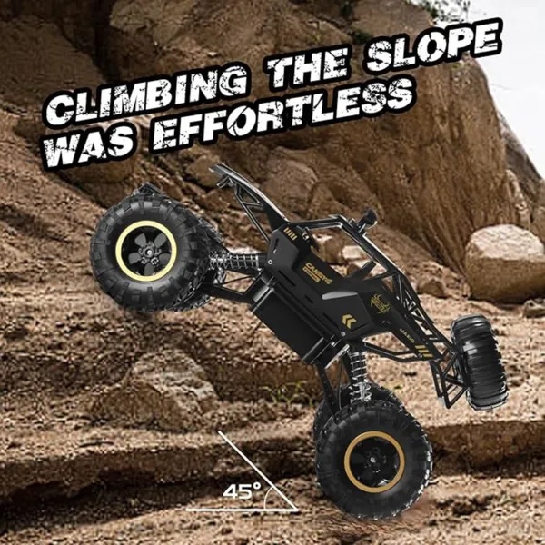2026 2 Batteries 1-12 Rock Crawler Rechargeable Off Road Truck 4WD , Metal Shell LED Headlights RC Remote Control Off Road Car Truck,Logistics Is Randomly Sent By UPS&USPS&UNI&GOFO - Image 2