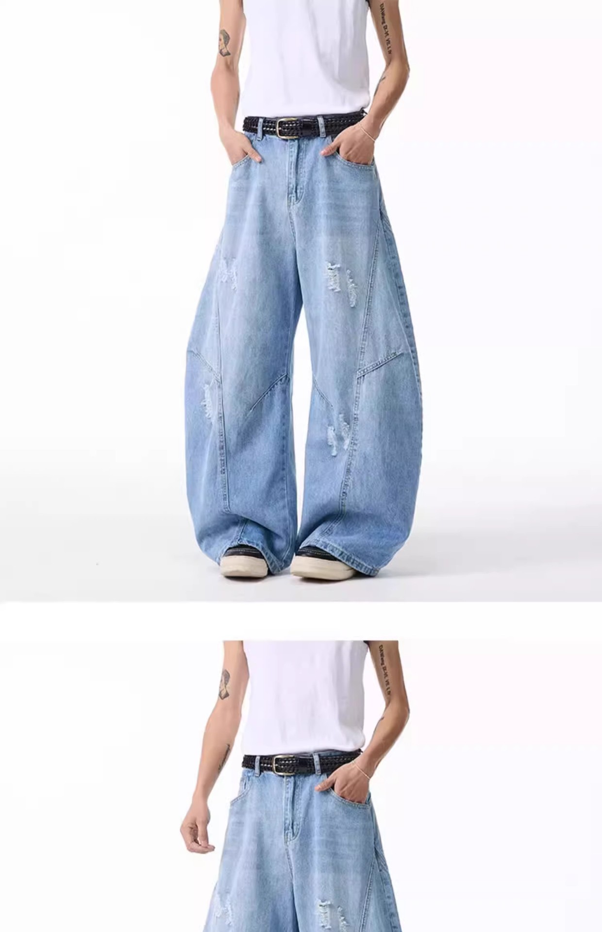 American-style Tailored Bootcut Jeans, Womens And Mens, Springautumn Vintage - Image 11