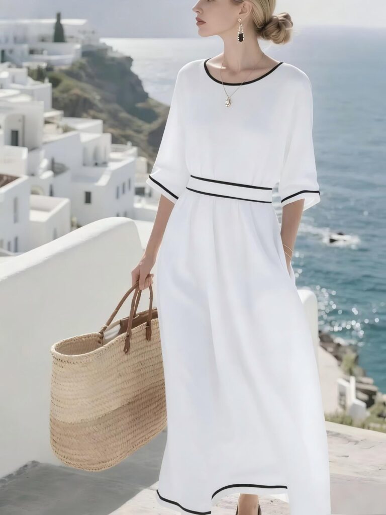 Women's Elegant Commuter Long Dress