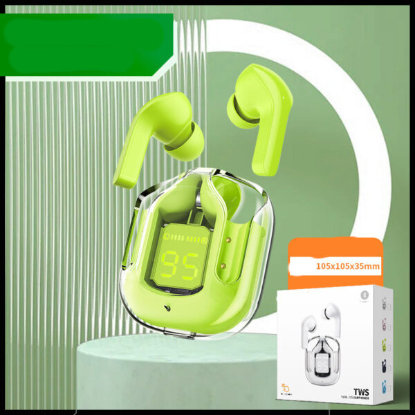 New Mini Transparent Wireless Bluetooth Headset Digital Display ENC Noise Reduction True Wireless Sports Music - Image 50
