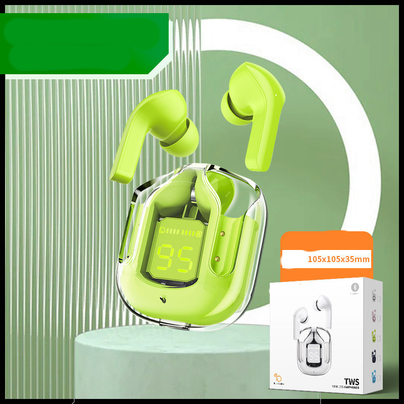 New Mini Transparent Wireless Bluetooth Headset Digital Display ENC Noise Reduction True Wireless Sports Music - Image 50