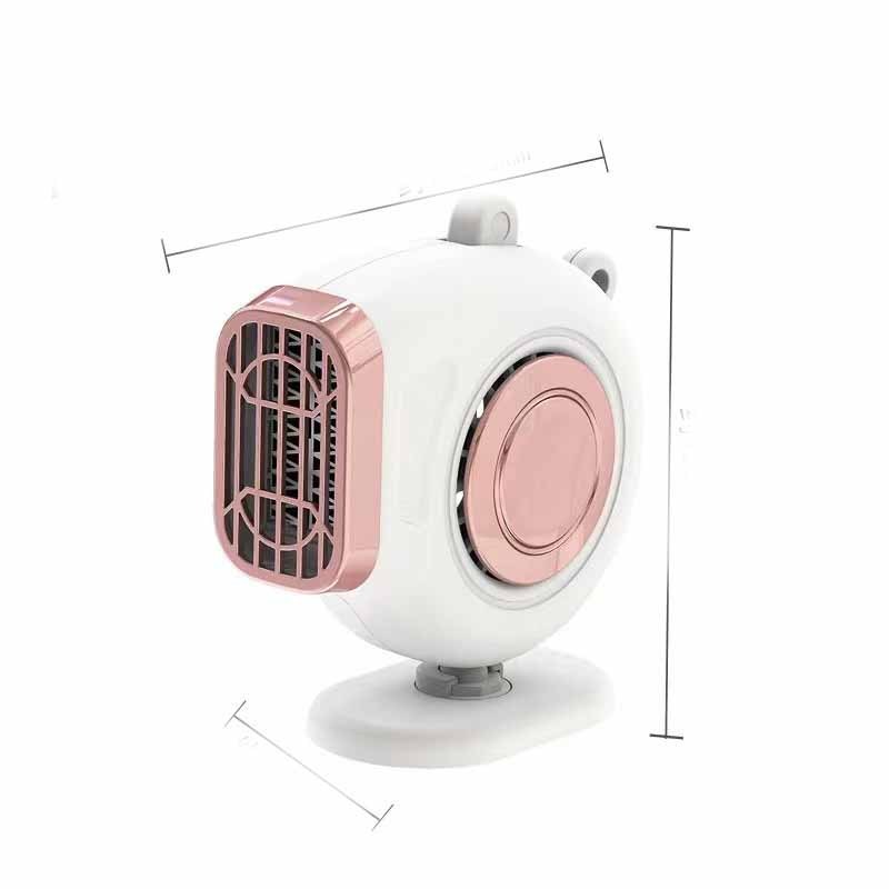 Warm Cold Dual Use Car Low Noise Defog Windscreen Fan Heater Demister Car Heater Fan Heater Window Mist Remover - Image 4