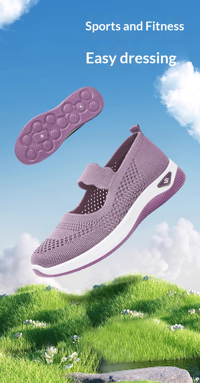 Mid-age And Elderly Mothers Lightweight Walking Shoes - Image 34