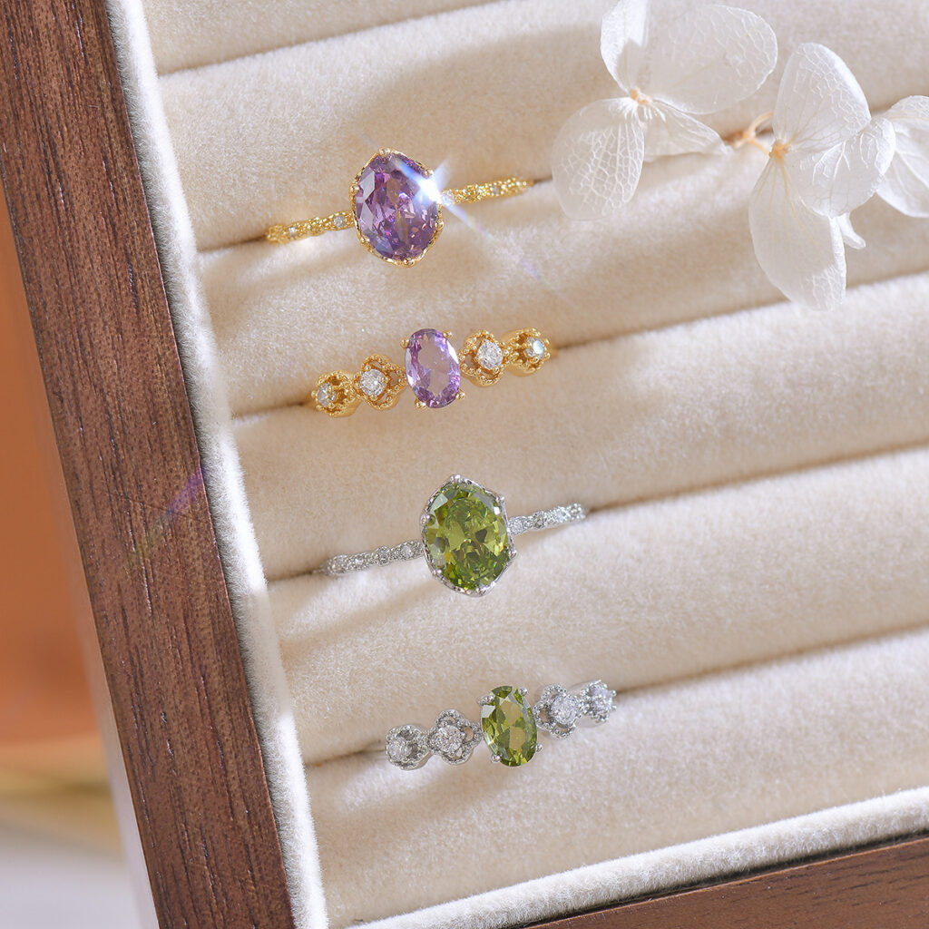 Purple Zircon Niche Versatile Opening Ring