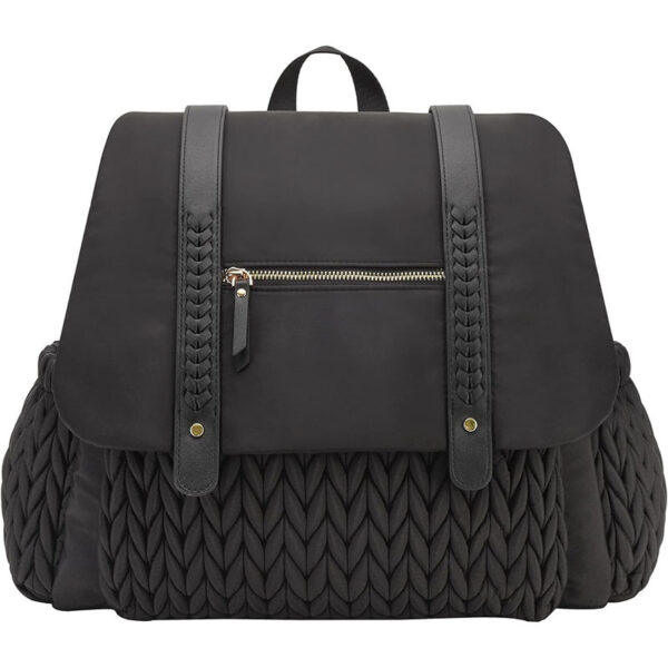 Large-Capacity Stylish Insulated Quilted Mommy Backpack For Outdoor Travel - Image 19
