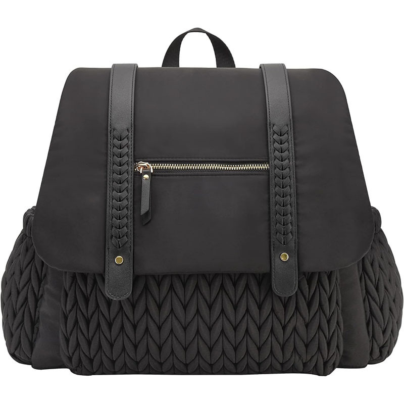 Large-Capacity Stylish Insulated Quilted Mommy Backpack For Outdoor Travel