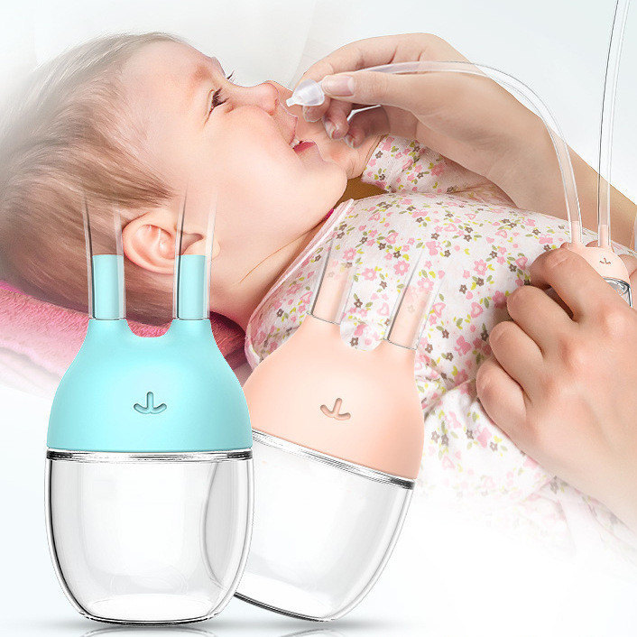 Convenient Baby Safe Nose Cleaner Vacuum Suction Nasal Mucus Runny Aspirator Inhale Baby Kids Healthy Care Stuff - Image 1