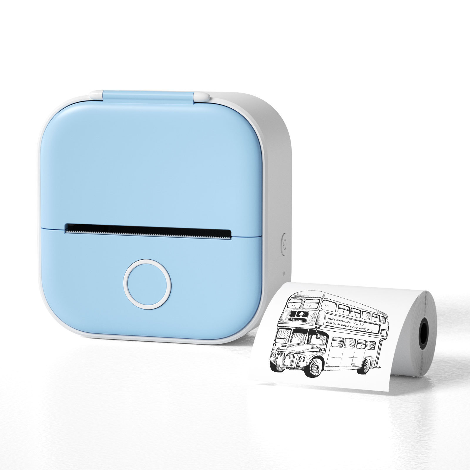 Portable Mini Thermal Label Printer Home Photo Printer Student Wrong Question Printer Bluetooth-compatible Mini Label Printer Price Tag - Image 23