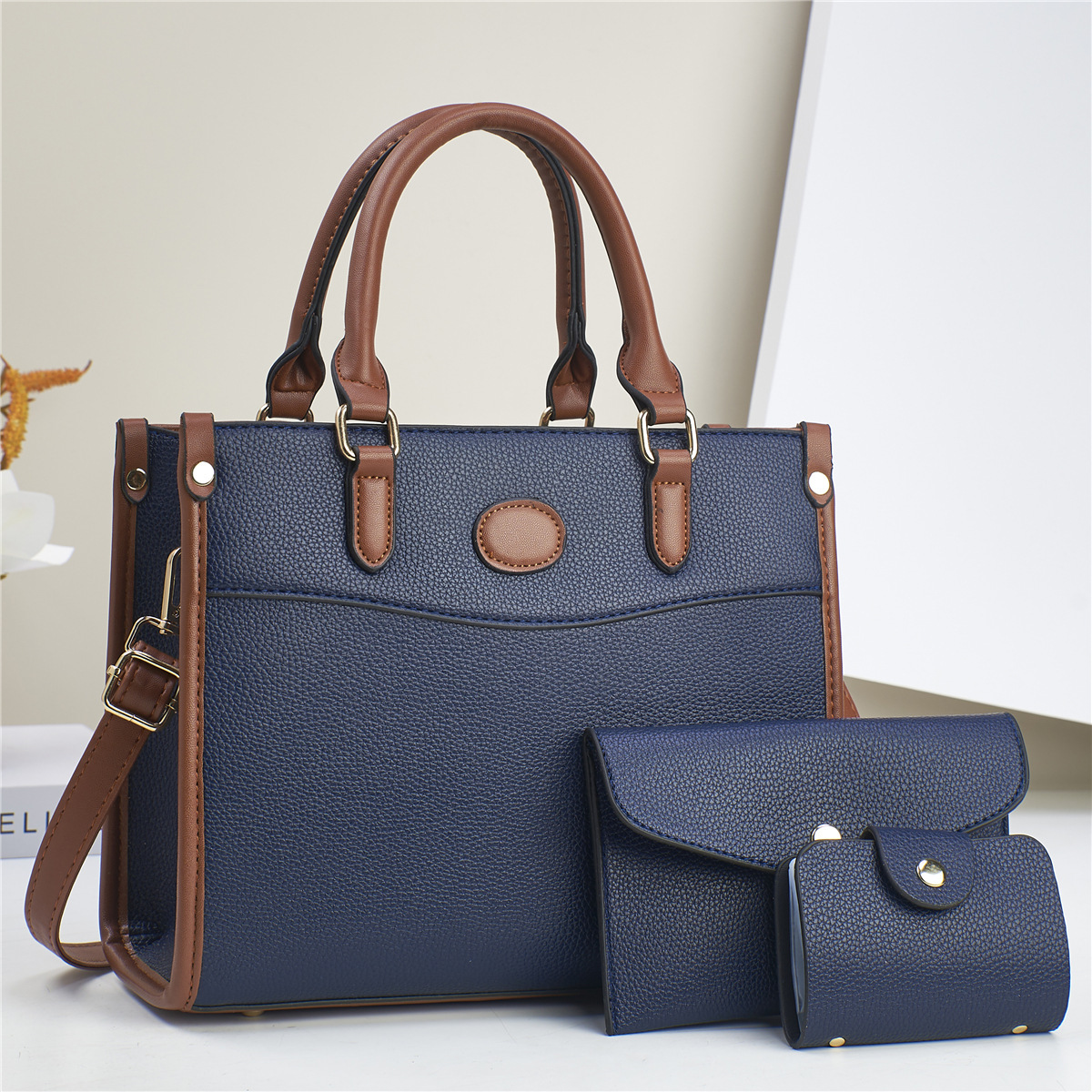 Stylish Three-Piece Shoulder Bag Set For Women Mother-and-Child Bags - Image 4