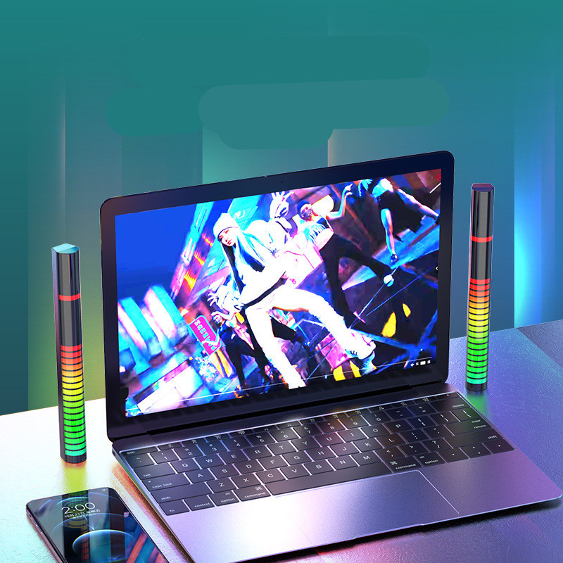 New Car Sound Control Light RGB Voice-Activated Music Rhythm Ambient Light With 32 LED 18 Colors Car Home Decoration Lamp - Image 13