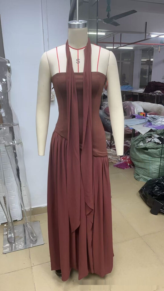 Temperament Contrasting Zipper Tight Dress