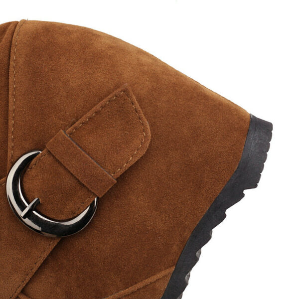 Wedge-heel British-style High-top Womens Knee-high Boots - Image 13