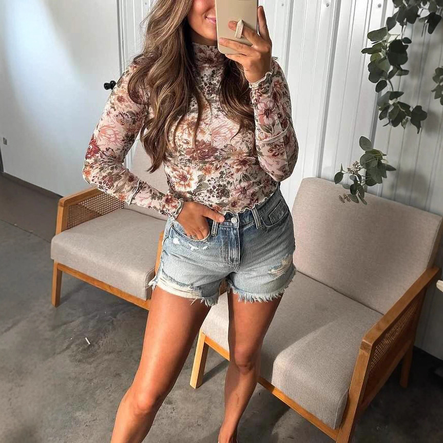 Autumn New Pullover Turtleneck Long-Sleeve Top Womens Fashion - Image 2