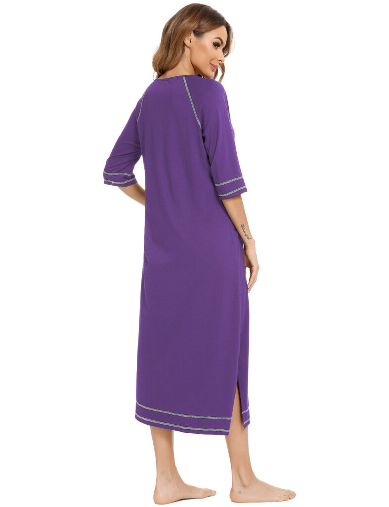 Comfortable Cardigan Womens Base-Layer Pajamas For Autumn And Winter
