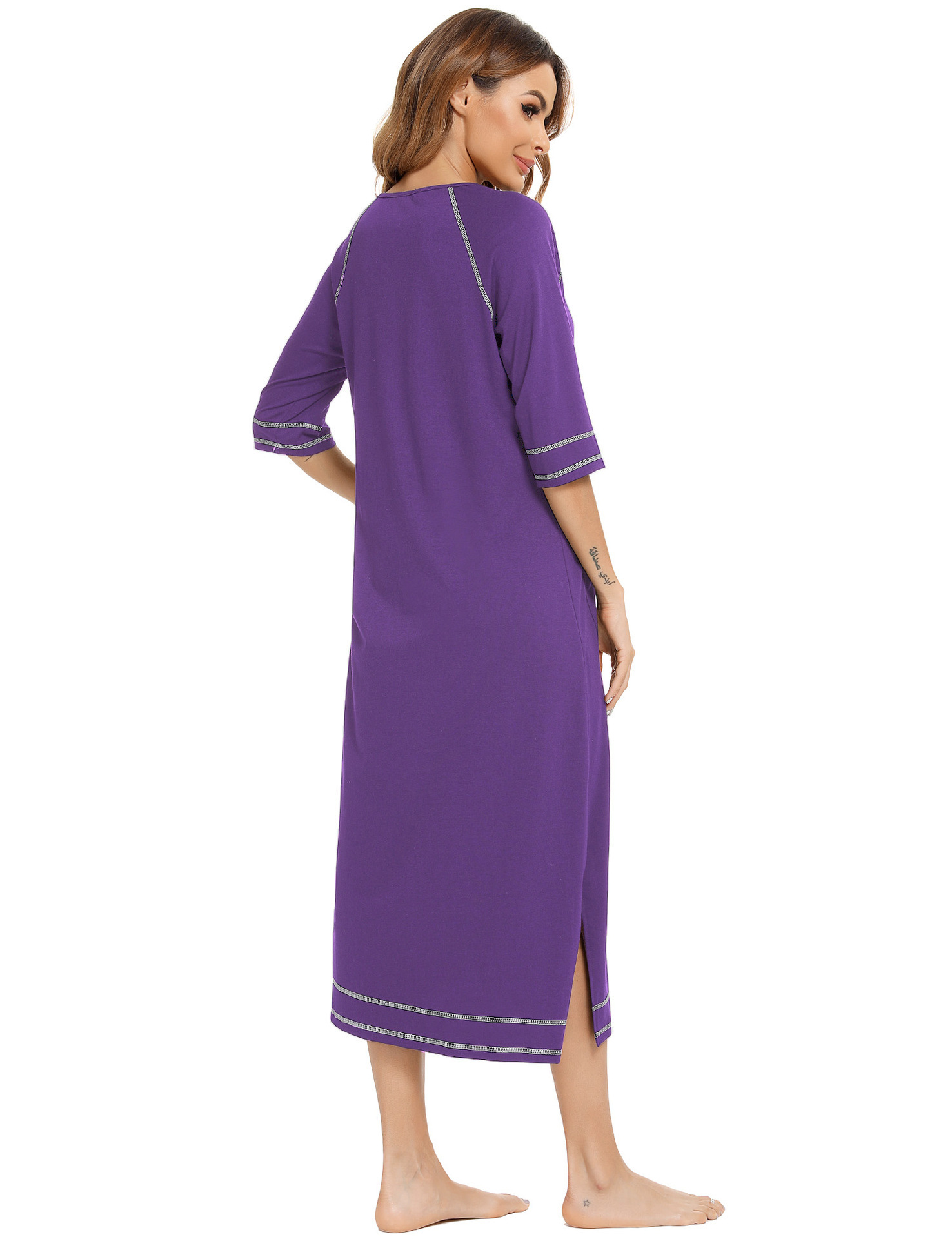 Comfortable Cardigan Womens Base-Layer Pajamas For Autumn And Winter - Image 15
