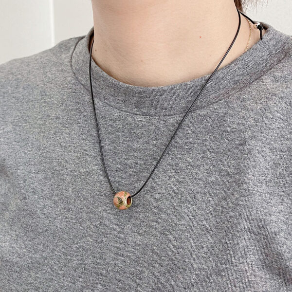 Agate Black Rope Necklace For Women - Image 12