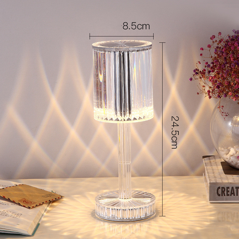 New Crystal Table Lamp Hotel Decoration Diamond Romantic Warm Led For Home Decor Romantic Gift Night Light - Image 27